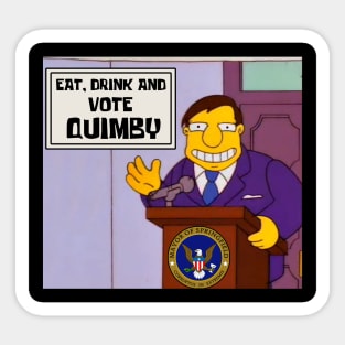 Vote Quimby Sticker